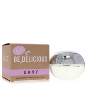 בקבוקון בושם DKNY Be Delicious עם אריזת קרטון, 100 מ"ל, ניחוח פריוני ורענן.