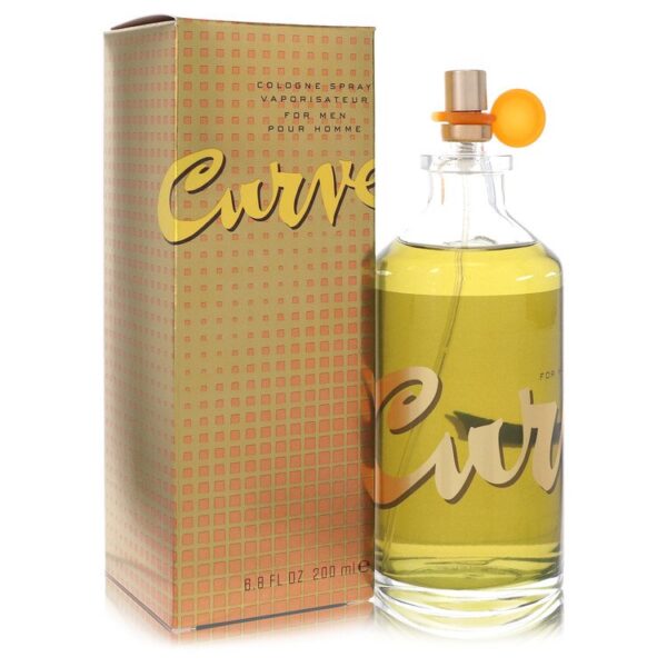 בקבוק קולון "Curve" לגברים בנפח 200 מ"ל, עם עיצוב מודרני ואלגנטי, מציע ניחוח רענן ומסוגנן.