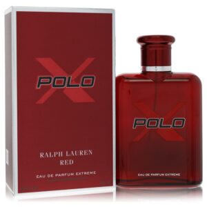 בקבוק בושם Ralph Lauren Polo Red Extreme לגבר עם קפה שחור תפוז דם עץ הבנה וקקאו